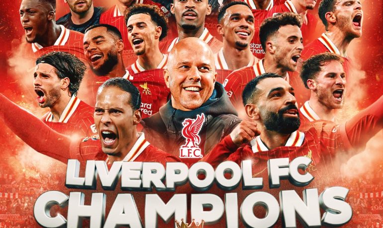 LIVERPOOL FC CHAMPIONS 2024/25 SEASON